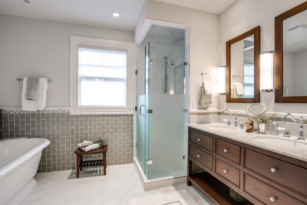 Tips For Designing A Bathroom With A Herringbone Tile Pattern